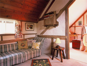 Relaxing at Cwmmegan Cottage